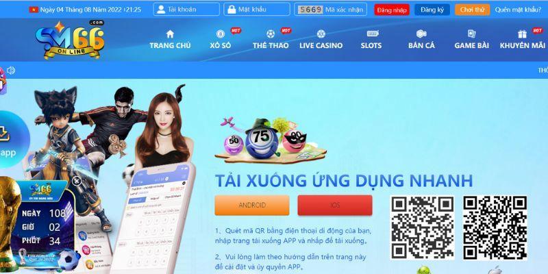 Sm66 - Cổng Game Giải Trí Đẳng Cấp Đạt Chuẩn Quốc Tế 3 Link tải sm66 mới nhất